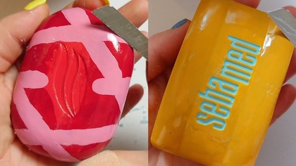 Soap Carving ASMR Relaxing Sounds no talking Satisfying ASMR Video