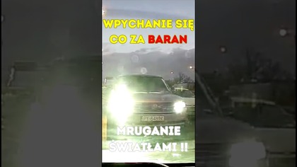 Baran w Range Roverze pogania światłami #polscykierowcy #rikordwidjo #polska #shorts #rangerover