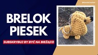 JAK ZROBIĆ NA SZYDEŁKU BRELOK PIESEK - CROCHET KEYCHAIN TUTORIAL #498