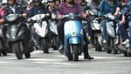 Taiwan, Taipei - Jedna z ulic w godzinach szczytu