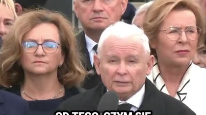 Miesięcznica smoleńska.  Kaczyński: Potrzebna jest wielka mobilizacja #shorts