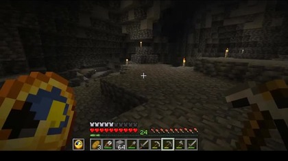 I dont know where it came from since there are torches everywhere #minecraft #game #games #bruh