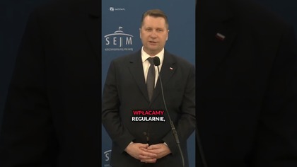 Czarnek i Kwiecień uciekli z konferencij po pytaniu o wpłaty na kampanię Nawrockiego