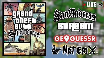  TESTUJĘ SWOJEGO MISTERIX.  MODPACKA!  GEOGUESSR SAN ANDREAS Z WIDZAMI!  | Asasyn08 [NA ŻYWO]