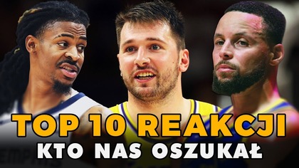 TOP 10 REAKCJI NBA.  Kto nas oszukał?  PROFESJONALNE STUDIO NBA 274
