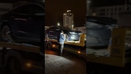 TESLA NA LAWECIE I WIELKA AWARIA! Co się mogło stać?  #tesla #danielgrzyb #elektromobilność