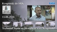 Krupiński do SRK 11 sie 2016 ! Nieuzasadniona likwidacja Kopalni z zasobem węgla koksującego !