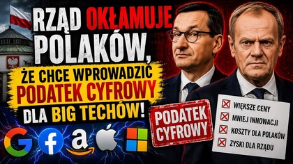 Rząd udaje, że chce wprowadzić podatek cyfrowy! | Właśnie oszukują miliony polaków