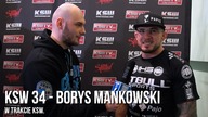 KSW 34 - Borys Mańkowski w trakcie KSW.
