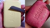 Soap Carving ASMR Relaxing Sounds no talking Satisfying ASMR Video #carvingsoap #soapcutting #acmp