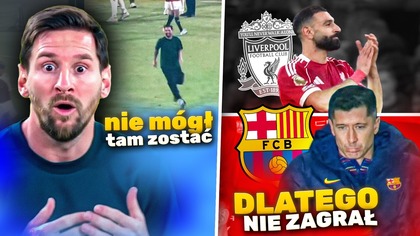 Leo Messi MUSIAŁ być EWAKUOWANY...  to ZŁE INFORMACJE o Lewandowskim! Salah POŻEGNAŁ się z KIBICAMI