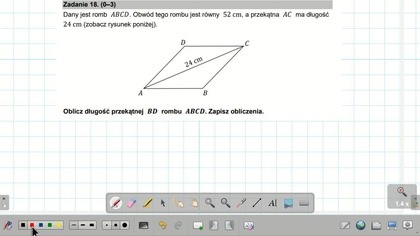 Zadanie 18 cke 2022 matematyka egzamin óśmioklasisty