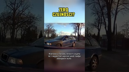 Nie zobaczył go a Ty zobaczysz  #uwaga #kierowca #shorts #polscykierowcy #kolizja