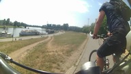 Major obraża rowerzystę pod Wawelem