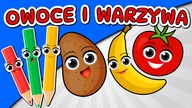OWOCE I WARZYWA  Film edukacyjny dla dzieci z Kredką