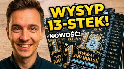 Zdrapki Lotto  NOWOŚĆ! 13 zdrapek Classic Black 13! Kolejna dobra premiera! 