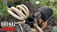 Drenaż odwadniający działkę.  Odwodnienie za pomocą minikoparki