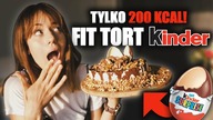 PRZEPIS NA FIT TORT KINDER | 1 kawałek tylko 200 KCAL