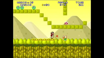 Mario Forever Easy Adventure World 1-3 SakuraMootchi 2020