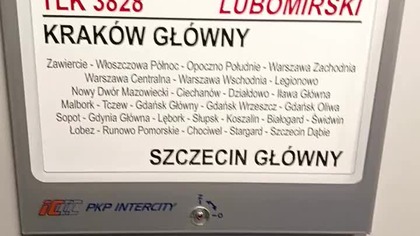 TLK 3828 Lubomirski - lokomotywa EP07-1035 Kraków Główny - Szczecin Główny przez Koszalin.  PKP IC!