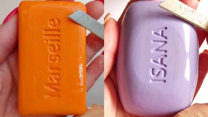 Soap Carving ASMR Relaxing Sounds no talking Satisfying ASMR Video