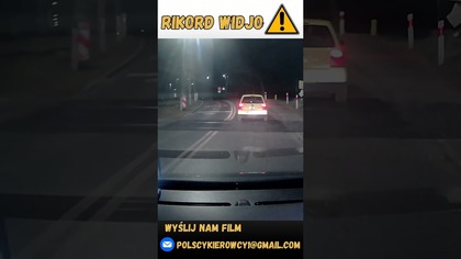 Nie zatrzymanie się na STOPIE #stop #polscykierowcy #polskiedrogi #policja