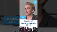 Dlaczego POLKI nie rodzą dzieci? Posłanka Scheuring-Wielgus OSTRO w Sejmie #shorts