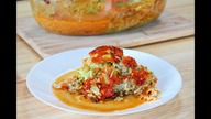 Gołąbki z młodej kapusty w innej odsłonie lasagne gołąbkowa gołąbki baz zawijania niebo w gębie :-)