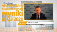 Aforti Holding SA, Klaudiusz Sytek - Prezes Zarządu, #289 PREZENTACJE WYNIKÓW