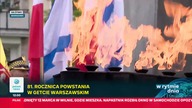 Polsat News - Oddanie hołdu w 81.  rocznicę wybuchu powstania w getcie warszawskim (19. 04. 2024, 12