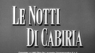 Noce Cabirii 1957 lektor pl