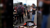 MOTOCYKLIŚCI SIĘ POBILI! #shorts