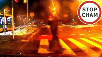 Wszedł na przejście tuż przed nadjeżdżające samochody #2136 Wasze Filmy