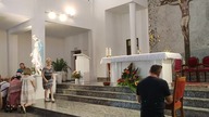 Medjugorie 15-06-2022 Tihalina - Modlitwa o uwolnienie . W kościele z przepiękną Maryją .