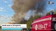 Wielki pożar w Strzegomiu.  Słup dymu nad miastem, apel do mieszkańców [KS Info]