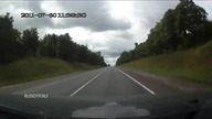 Wpadł w poślizg