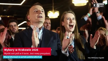 Wybory w Krakowie 2026.  Wyniki exit poll w II turze.  Jest nowy prezydent [KS Info]
