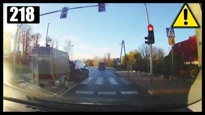 Łamanie przepisów z przyczepką