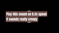 Play this sound on 0. 3x #creepy #music #shorts