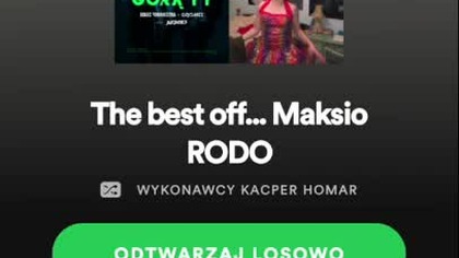 The best off...  Maksio RODO.  Już na Spotify!