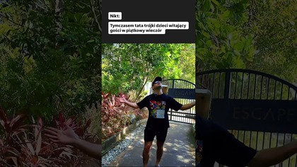 Tymczasem tata trójki dzieci witający gości w piątkowy wieczór #mem #smieszne #pov