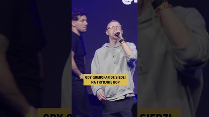 Gdy Quebonafide siedzi na trybunie