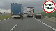 BMW hamuje przed ciężarówką na S8 #342 Wasze Filmy