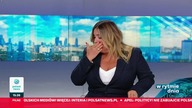 Polsat News - Fragment W rytmie dnia - problemy z kaszlem Karoliny Szostak (04. 07. 2024)