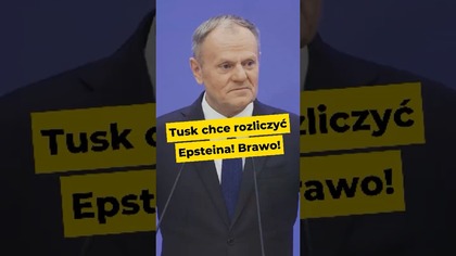 Tusk chce rozliczyć Epsteina! Brawo! #epstein #aferapodkarpacka #MAGA #nawrocki #tusk