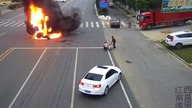 Makabryczny wyglądający wypadek w Chinach +18
