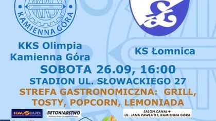 Zapowiedź meczu Olimpia Kamienna Góra - KS Łomnica (26. 09. 26 r. )