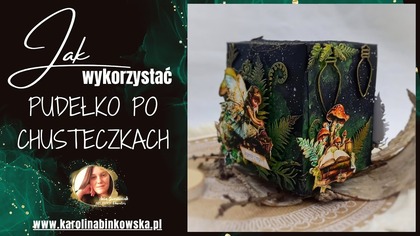 Magiczne pudełko DIY z recyklingu  metamorfoza po chusteczkach!