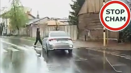 Potrącenie na przejściu dla pieszych w Karczewie #1849 Wasze Filmy