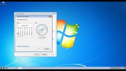 What happens if you overflow the calendar in Windows 7 (READ DESCRIPTION)